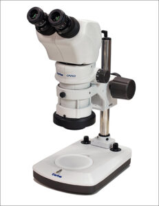 カートン光学株式会社様の平行光学系ズームタイプ実体顕微鏡の筐体